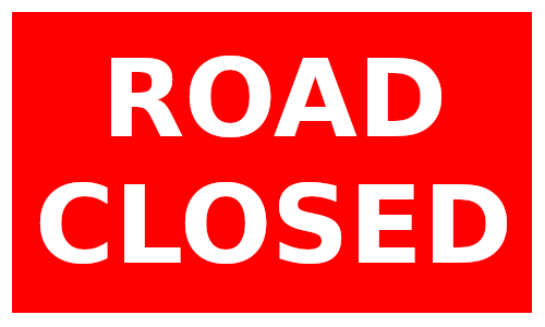 Road Closed. Latest Parish Road Closures - Soudley